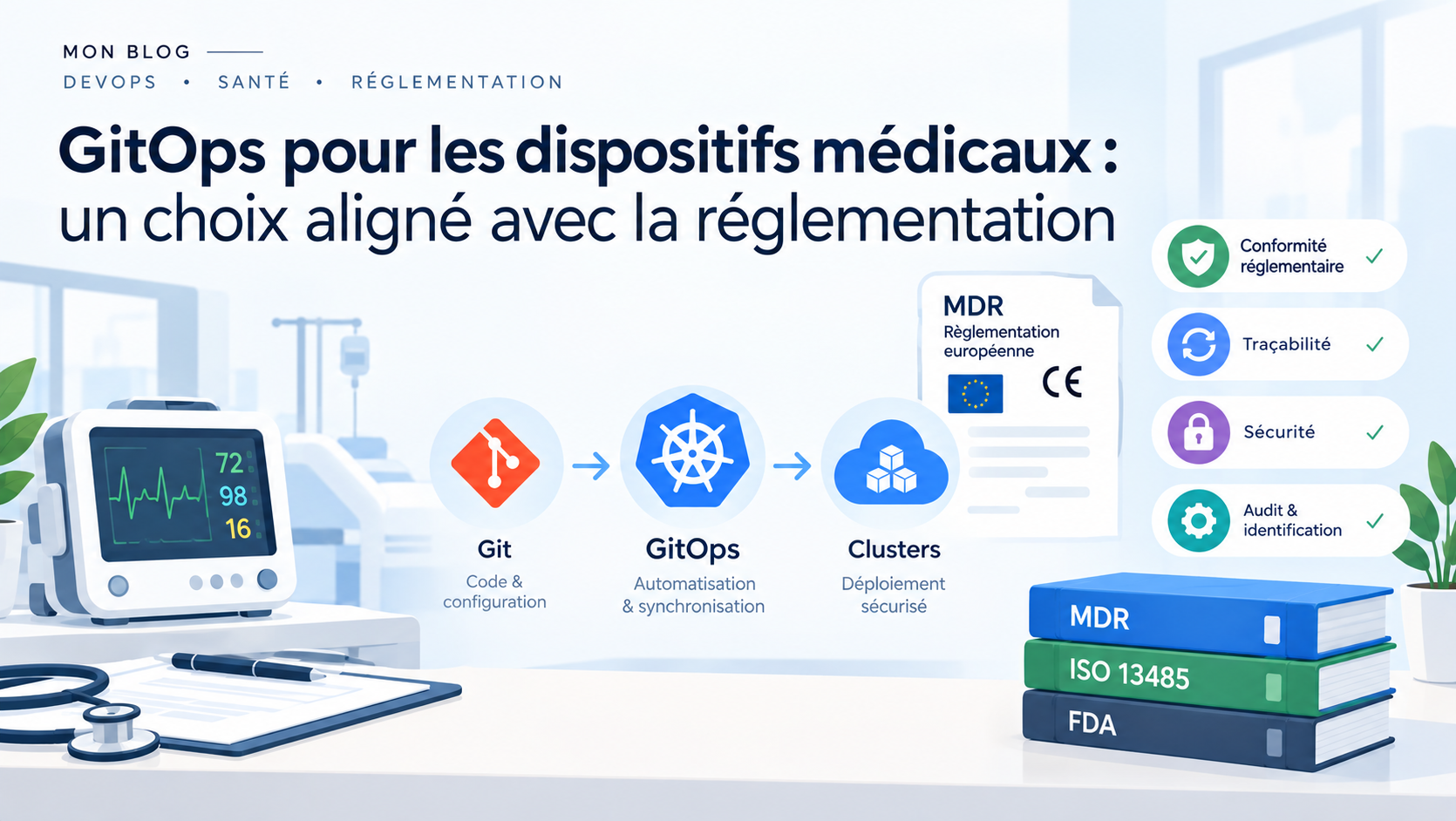 Featured image of post GitOps pour les dispositifs médicaux : un choix aligné avec la réglementation