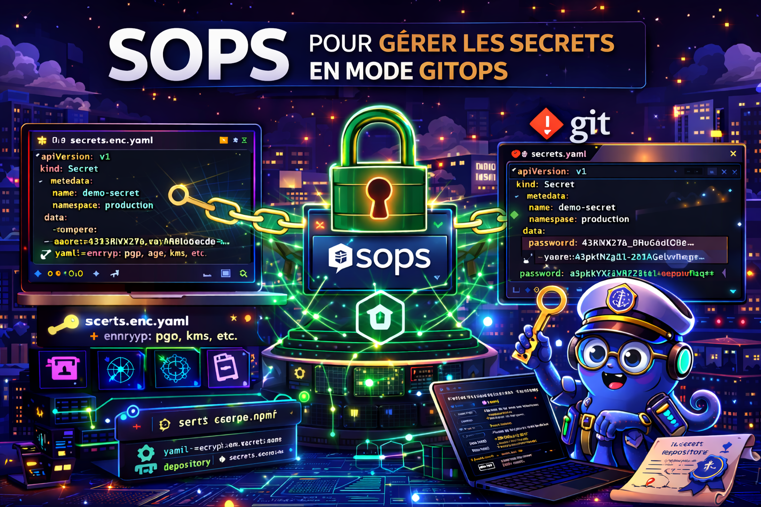 Featured image of post SOPS - Comment gérer les secrets dans un repo GitOps?