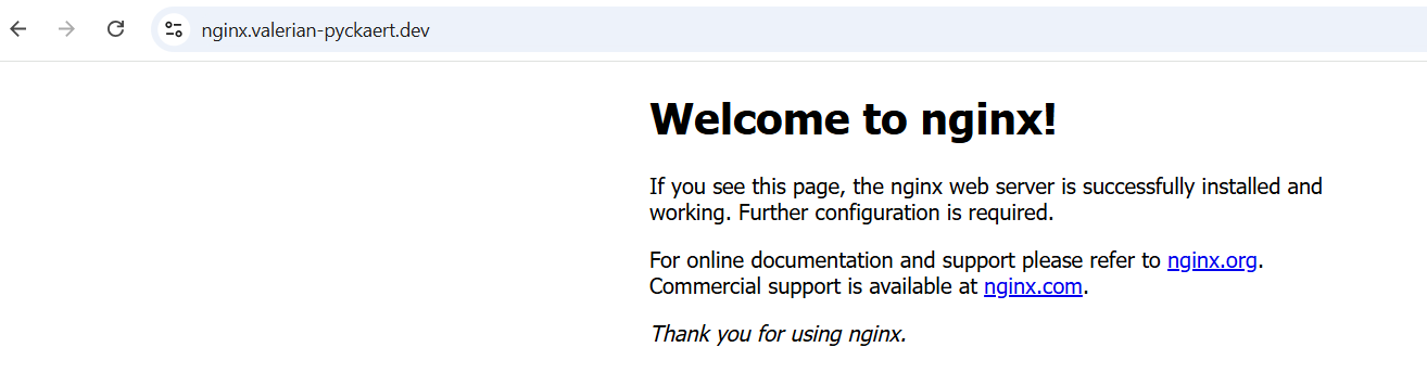 Welcome nginx